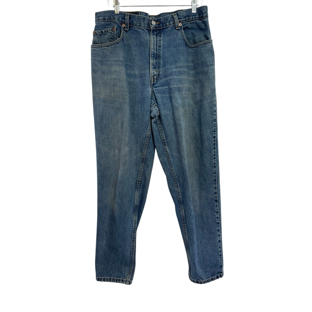 Levis 560 Blue Jeans Comfort Fit Tapered 34x32 Demin Blue Jeans (GG30) Vintage